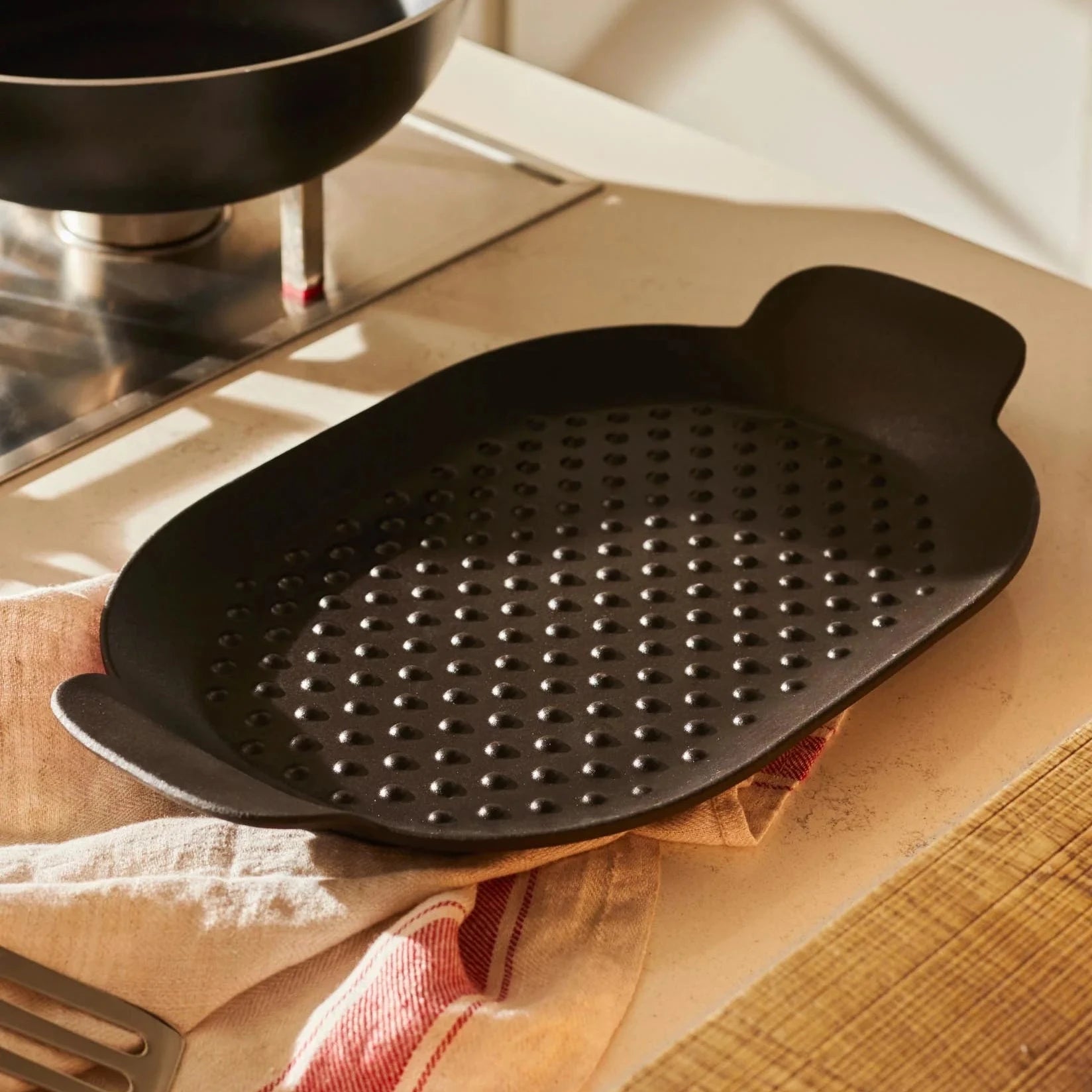 Alessi Edo Grill pan , Cast-iron 40cm